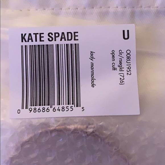 Kate Spade Lady Marmalade Open Cuff Bracelet. - Picture 8 of 9